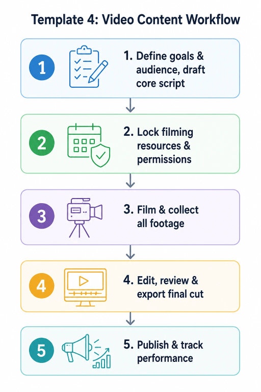 video content workflow