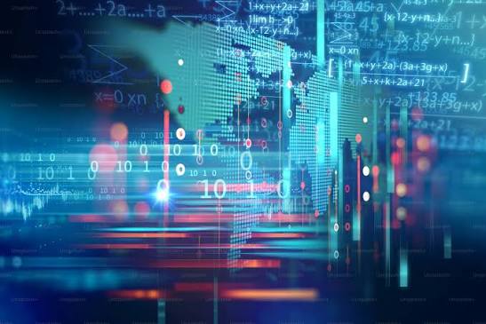 A data science abstract concept image