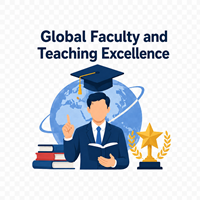 Students learning from international faculty in a classroom setting